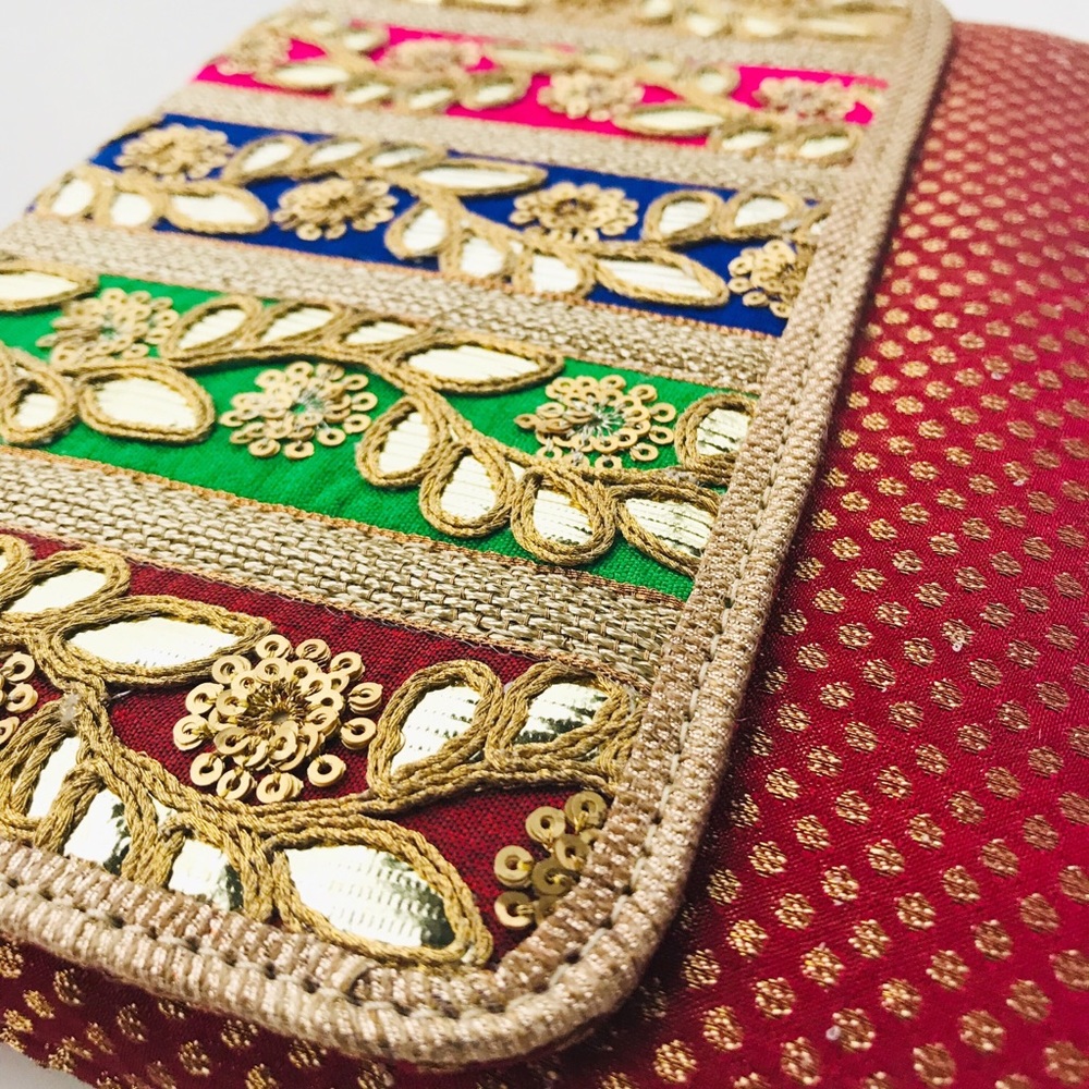 Bollywood Envelope Clutch Handmade - Picture 2 of 8